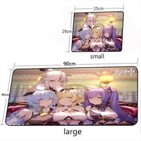 Large Size Custom logo Printed Gaming Desk Mat Extended Anti-slip Rubber Mousepad for Laptop