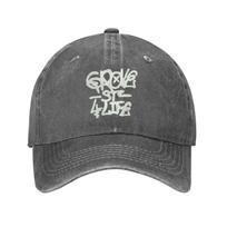 Harajuku Grove 4 Life GTA San Andreas Denim Cap Casual Baseball Caps Adjustable Hat Summer Unisex Baseball Hats One Size