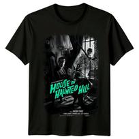 Namai vaiduoklių kalne (1959 m) Filmo plakato įkvėpti unisex marškinėliai Retro marškinėliai S