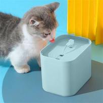Pet Water Dispenser 1.5L Large Capacity Automatic Circulation Water Fountain Cat Dog Water Bowl EU plug【230V】 žalia