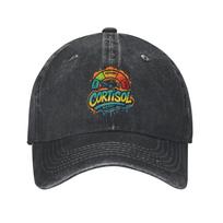 Baseball Cap Low Cortisol Summer Y2k Cool Trucker Hat  Women Unisex Design Hiking Fishing Sunscreen Snapback Cap One Size