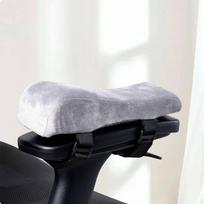 Gaming Chair Armrest Cushion Comfort Memory Foam Pad NonSlip Bottom for Office Workers, pilka spalva