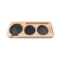 51mm/58mm Coffee Tamper Holder Wood Support Base Espresso Tamper Stand Handle