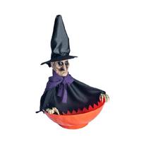 Halloween Animated Screaming Skull Candy Bowl with MotionSensor Screaming
