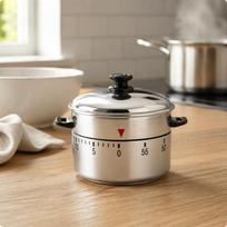 Cooking Time Device Timer No Required Rotary Timekeeper Easy to Use Tool for Students,