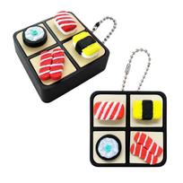 Cartoon Keyboard Fidget Keychain Sushi Simulated Dessert Keychain New Stress Relief Toys  Gifts Style B