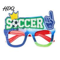 Football Glasses Glasses Soccer Themed Decorative Lightweight Paper Frame Shape Party Props for Fan Gatherings And Team Building B