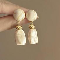 Classic Fashion Creative Waterdrop Drop Earrings for Women Simple Round Sequins Stud Earrings Party Wedding Jewelry Accessories
