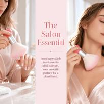 Multi-functional Nail Dust Brush Soft Barber Neck Brush Hair Cleaning Brush  For Hair Cutting