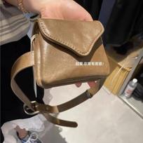 Early autumn new Oni concave fanny pack fashion belt decorative card bag mini change bag juoda