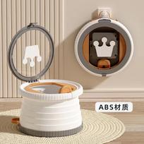 Latest 2 in 1 Children s Folding Toilet Portable Children s Travel Toilet Car Infant Toilet Potty Training Seat Suitable Ideal for Camping pilka spalva