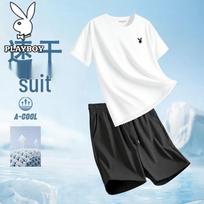 PLAYBOY Men's Summer Ice-Cool Sportswear Set XL balta