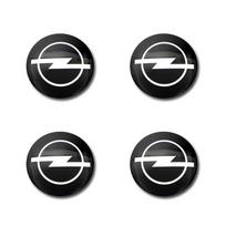 4 vnt. Aliuminio Automobilio Ratlankio Dangtelio Ženkliukas Lipdukas Auto Ratlankio Centriniai Lipdukai Opel Ampera Corsa Astra Crossland-X Mokka Cascada Adam Karl