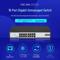 H3C Mini Series 16-Port Gigabit Unmanaged Switch (CN version)