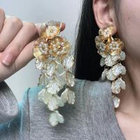Sweet Temperament Tassel Earrings Ins Style Exaggerated and Atmospheric Earrings for Women 1cm*3cm