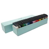 Daruma Sashiko Card Type 37 Colors Solid Colors 8 Kasuri Gift Box Sewing Embroidery Thread, 100% Cotton, (40m), (29 + Patterns), Included, &
