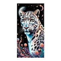 Moon Leopard Large Size Diamond Painting New Collection Animals Diy Full Drill Rhinestone Embroidery Mosaic Cross Stitch Kits Square drill 30x60cm