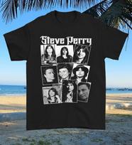Steve Perry Signature Gift Memories Black Black Short Sleeve Shirt S