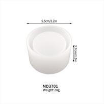 DM1274 Geometric Storage Box Molds DIY Concrete Mini Succulent Plants Pot Making Cement Plaster Candle Holder Silicone Molds (as the picture,Normal)