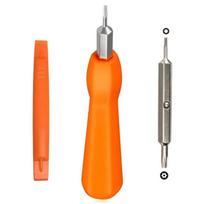 3Pcs/Set Video Doorbell Screwdriver Double-Ended T6 T15 Screw Driver Tool Replacement oranžinė