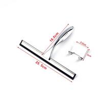 10 Inch Stainless Steel Multifunctional Eco-Friendly Window Squeegee & Bathroom Mirror Cleaning Tool with Glass Wiper