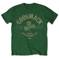 Rockoff Trade Vyriški Godsmack Keltiški Marškinėliai, Žali, X-Large M