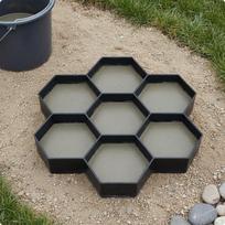 Hexagonal Concrete Paving Former Reusable Hexagon Easy to Use for Landscapers,