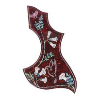 Red Tortoiseshell Acoustic Guitar Pickguard Hummingbird Pickguard  For Acoustic Guitar black