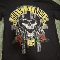 Guns N Roses Shirt Appetite for Destruction Rock Tour Vntg Design T-Shirt L