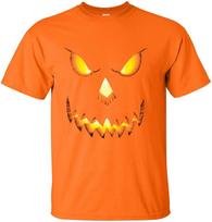 Jack-O-Lantern Pumpkin T-shirt Halloween Theme Costume Funny Mens Graphic Tees L