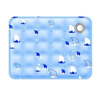 Cat Dog Cooling Mat Summer, Durable Ice Blanket for Sofa, Reusable Cold Bed for Small Large Pets, Anti-Heat 40cmx50cm mėlyna