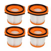 4PCS Cylindrical Vacuum Cleaner Filters for Shark WS620 WS630 WS632 BLBRN GNBRN Handheld Vacuum oranžinė