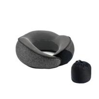 Travel Neck Pillow Travel Neck Cushion Durable U-Shaped Travel Pillow Portable U-Shaped Pillow Undeformable Airplan tamsiai pilka spalva
