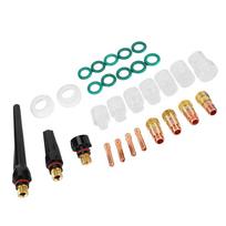 30pcs TIG Glass Cup 4#12# Gas Lens Collet Body Back Cap for WP92025 TIG Welding Torch (30pcs )