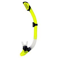 Diving Dry Snorkel Set - New Style Silicone Tube Adult geltona