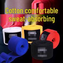 Self-Adhesive Elastic Hand Wraps for Muay Thai and Ankle Support Yellow 1.5m (pair)