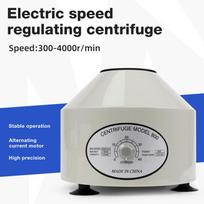 300-4000 RPM reguliuojamas elektrinis centrifugas AC220V EU kištukas Centrifugavimo aparatas 10ml*6 centrifugavimo mėgintuvėliai laboratorijai, medicinai EU Plug sidabras