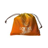 Naudotas LOEWE Rankinė Oranžinė/geltona medvilnė/oda Moterims