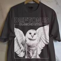 Deftones Roko Grupės Marškinėliai, Deftones Diamond Eyes Unisex Juodi Marškinėliai Dydis S-5XL Unisex Marškinėliai XL