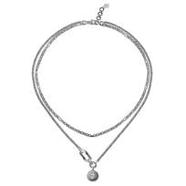 Alexander McQueen Solid Design - Necklace Men necklace Silver 684644-J160Y-0446 F,Silver