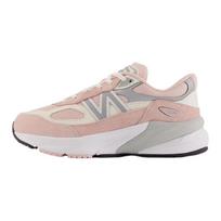 New Balance NB 990 V6 Comfortable Abrasion Resistant Low top Kids' Running Shoes Pink White Teenagers GC990PK6 Wide (W) 36