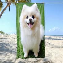 1pc Cute Bomei Beach Towel | Soft, Ultra-Absorbent Microfiber, Lightweight, Perfect for Beach, Parties,Camping - Beach Additions W30*H60(CM)
