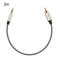 1/2m RCA to AUX 3.5mm Jack Coaxial Audio Connector Cable for Xiao-mi 1/2 TV 2M