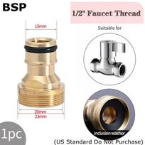 3/4'' 1/2'' 5/8  1'' Brass Tap Quick Connecter 16Mm 20Mm Copper Hose Coupling Adapter Garden Watering Gun Water Stop Fittings