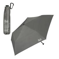 IZA Parasol Lightweight ULTRA LIGHT Light Rib 50cm Wpc. Men's [Ultra Mini] Heat-Blocking, 100% Blocking, Gray, Length ZA018-001-102 pilka spalva