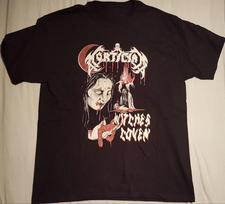 Mortician Band Gift For Fans Black T-Shirt Cotton Full Size S