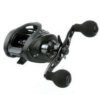 Gamyklinis 300 dydžio plastikinis baitcaster žvejybos ritės 17kg maksimalus stabdymas upės gėlavandeniai sūriavandeniai žemas profilis 300 series juoda