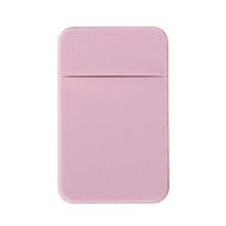 Wallet Slim Phone Cash Holder Mini Card Pocket Stick-on Phone Back Pocket Phone Card Holder rožinė