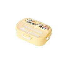 Square Lunch Box Microwave- Portable Double-layer Lunch Box Student Partition Lunch Box Outdoor Lunch Box One Size
