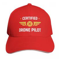 Certified Drone Pilot Baseball Cap fashionable Dropshipping Trucker Cap Christmas Hat Unisexs Tennis Womens